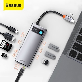 Baseus 8 in 1 USB C HUB to HDMI-compatible Adapter for MacBook Pro Air Surface Pro 7