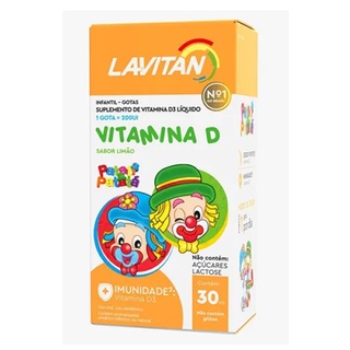 Lavitan patati patatá Infantil Vitamina D sabor limão com 30ml Cimed