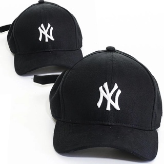 Boné New Era Aba Curva NY New York Yankees All Black Preto Masculino e Feminino Promoção (7)