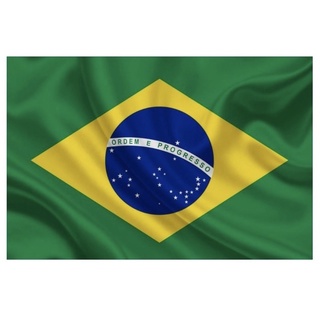 bandeira do Brasil Grande tecido medida 1,00 x 1,50