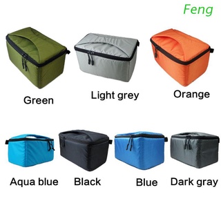 Feng Universal Nylon Impermeável Bolsa Grande Capacidade Da Câmera Storage Bag Carrying Case Para DSLR Camera Lens Fotografia Acessórios