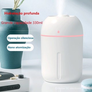 330 ml ultrasonic Umidificador Novo Quarto home office desktop Carro mini USB Difusor Hidratante Pequeno aroma