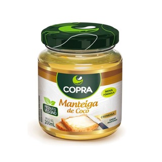 Manteiga de Coco Cremosa Vegana 200Ml/Copra