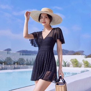 roupa de banho feminina vestido de praia maiô de uma peça 2020 nova renda maiô conservador mulheres barriga-cobrindo emagrecimento coreano ins estilo primavera quente sexy maiô