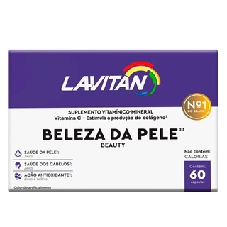 Lavitan Beleza Da Pele Beauty Suplemento Vitaminico-Mineral com 60c/