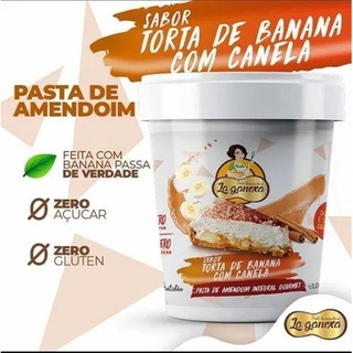 PASTA DE AMENDOIM TORTA DE BANANA COM CANELA 1KG - LA GANEXA