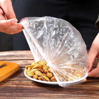 Reutilizáveis sacos de plástico alimentos capa elástica estiramento ajustável (1)