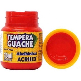 Tinta Tempera Guache Acrilex 15 ml - Vermelho
