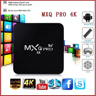 [COD]Caixa Smart TV Box & Jogadores Tv 5g Mxq Pro 4k 4g + 64g Rk3229 Quad Core Android 7.1/10.1 Jogador 3d Mxqpro