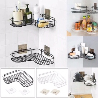 Prateleira Para Banheiro e Cozinha de Metal Com Adesivo (4)