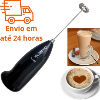 Mini Mixer Elétrico Inox Misturador Shake Café Chá Bebidas Envio Imediato Original Super Rotação Facil Uso (1)