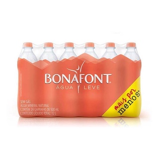 água Mineral Natural Sem Gás Bonafont 500ml ( Fardo C/24)