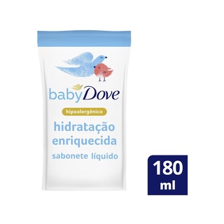 Sabonete Líquido Infantil Dove Baby - Hidratação Enriquecida 180ml refil.