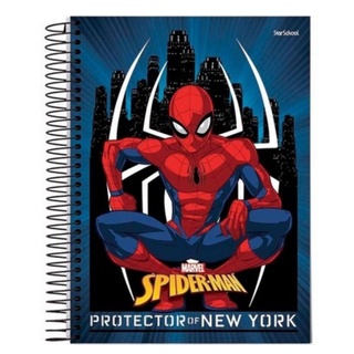 Caderno Homem Aranha Spider Man 1 Materia Espiral 80 Fls (3)