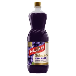 kit com 4 garrafas suco uva integral maguary 1.5 litros envio já