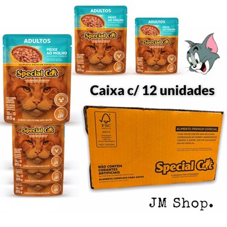 Sachê Special Cat 85gr - Caixa c/ 12un - Ração Úmida Gato - Sachê para Gato