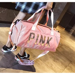 Bolsa Feminina Pink Fitness Academia E Mala De Viagem PROMOÇÃO SHOPEE (2)
