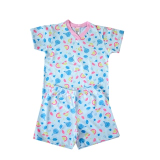 Pijama Infantil verão manga curta menina 100% algadão 1 a 8 anos (3)