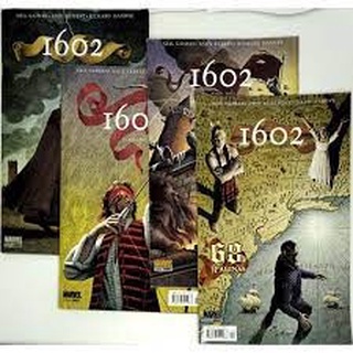 1602 mini serie mensal em 4 ediçoes autor neil gaiman e outros