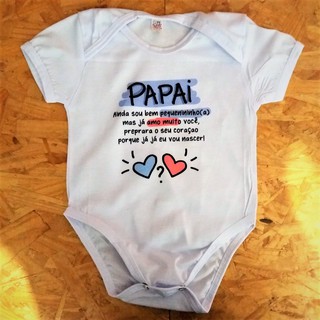 Body Infantil Revelação de Gravidez - Para o Papai (2)