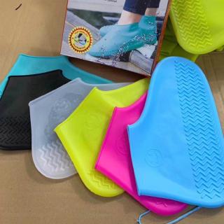 Capa de Sapato Impermeável de Látex/Silicone/Reutilizável/Antiderrapante Masculina/Feminina/Botas de Chuva (8)
