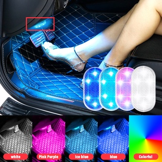 1 Peça Mini Interior Do Carro Toque Ambient Luz Teto Leitura De LED Estilo Noite De Carregamento USB