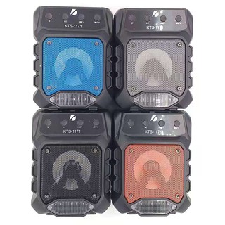 Caixa de Som Portátil Wireless KTS – 1171 Bluetooth, Rádio FM, USB, Micro SD e LED
