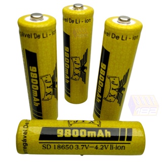 Bateria 18650 JYX 3.7v 4.2V 9800 Mah - 80 Unidades