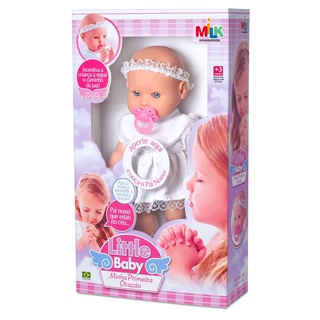 Boneca Little Baby Minha Primeira Oracao Reza O Pai Nosso Milk Brinquedos (2)