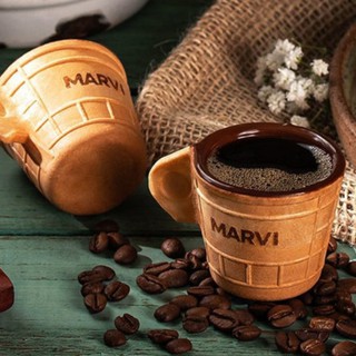 Café Cup Xícara Comestível Casquinha Com Chocolate Marvi C/ 6Un (1)