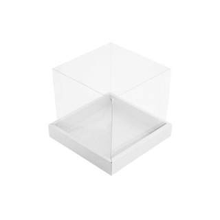 Caixa para Mini Bolo/Cupcake GG 10x10x10cm - 10 unidades - Kafe Embalagens