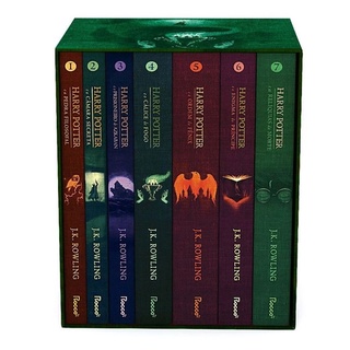 (NOVO) Box Harry Potter Premium, 7 Livros, Capa Dura, Brindes, Oferta, Presente (6)