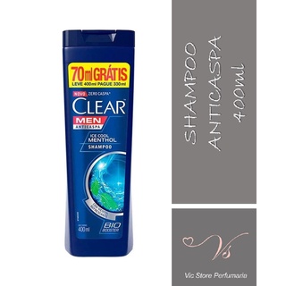 Shampoo 400 ml Anticaspa Clear Men Ice Cool Menthol (1)