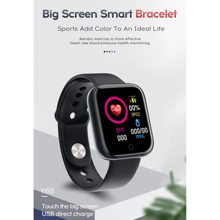 Promoção relógio inteligente com Bluetooth Y68 / D20 com monitor cardíaco (9)