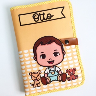 Porta caderneta de vacinação / vacinas porta documentos do bebê e receitas médicas (Meninos Baby)