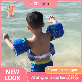 Anti-flip crianças float sleeve float suit 2-6 anos de idade colete anel de natação lifejacket (1)