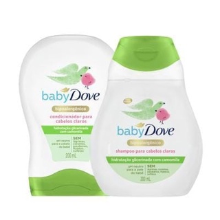 Kit Baby Dove Shampoo + Condicionador Glicerinada Com Camomila 200 ml cada