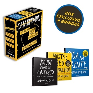 Box Criatividade De Austin Kleon + Com Cards (3 volumes) LACRADO