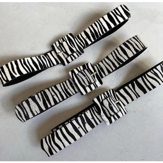 Cinto Feminino Zebra Fivela Luxo Estiloso Combinações Looks