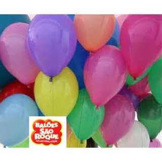 Balões Liso - 5, 7, 9 e 11 polegadas - São Roque