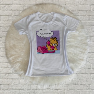 Blusa T-shirt Feminina Camiseta Garfield