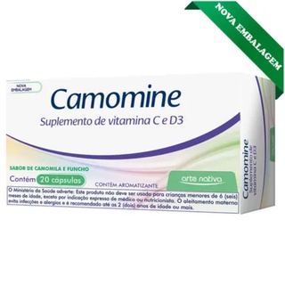 Camomine Baby Vitamina C E D3 Com 20 Capsulas - Arte Nativa