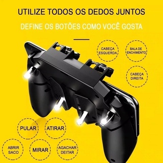 Gamepad Gatilho Pubg Freefire Botões Controle Ak66 Duplo Top (7)