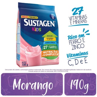 Sustagen Kids: Complemento Alimentar Sachê 190g (1)