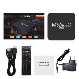 Tv Box MXQ PRO 4K 5G Smart Tv Smart Box Android 10.1 4GB / 64GB Internet Tv WIFI Multimedia Gateway (1)