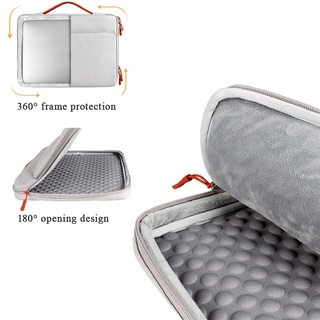 Bolsa para laptop leve à prova de choque com almofada de ar para viagens de escritório e lazer bolsa impermeável 13 14 15,4 polegadas (2)
