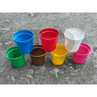 KIT 50 Mini-Vasos Pote 6 Colorido Para Plantas E Suculentas 80ml