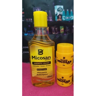 Micosan pomada 2 unidades e micosan sabonete líquido 1 unidade
