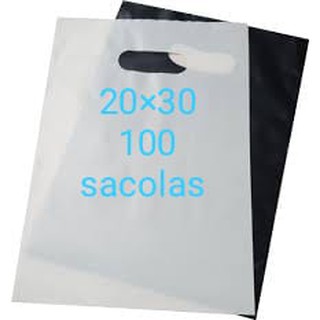 SACOLA PERSONALIZADO 20x30 100 sacolas