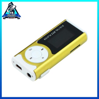 [Fitslim] Card Insertion Light Clip With Screen Mp3 Digital Music Playing Music Player
